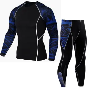 ( Free Shipping) Thermal Mens Underwear Fitness Tights Men's Compression