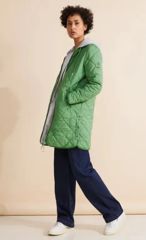 201920- Green Light Padded Coat - Street One