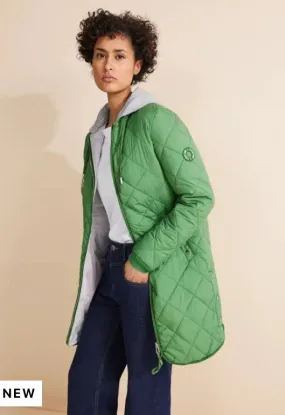 201920- Green Light Padded Coat - Street One