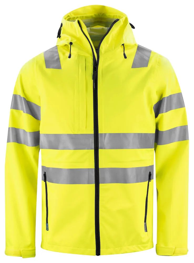 6450 Pro-job Mens Hi-Vis Class 3/2 Rain Jacket