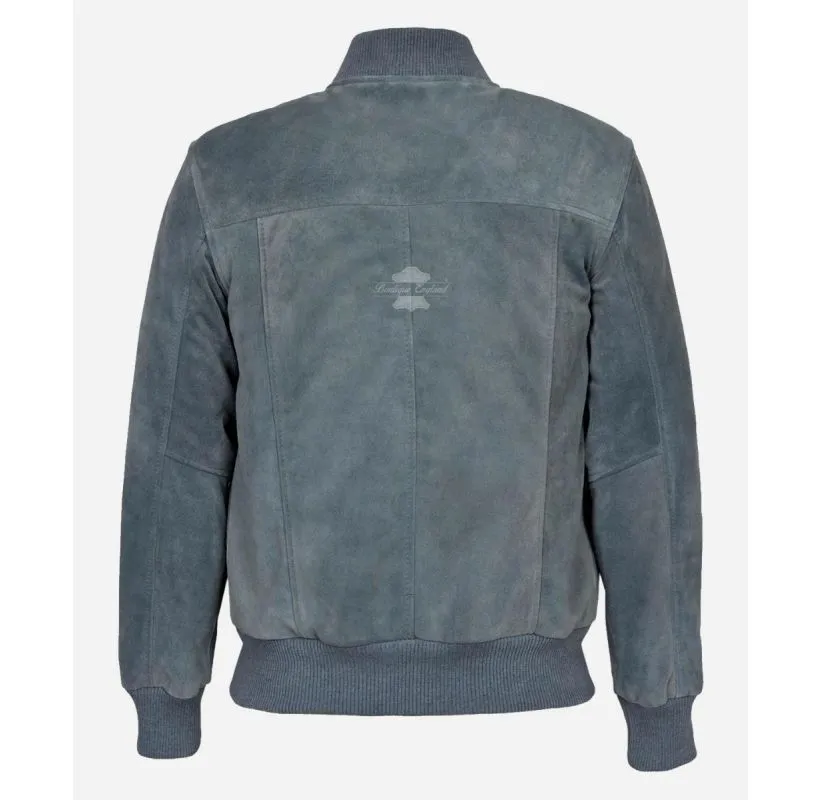 70's Classic Suede Bomber Jacket Retro Classic Bomber Jacket For Men