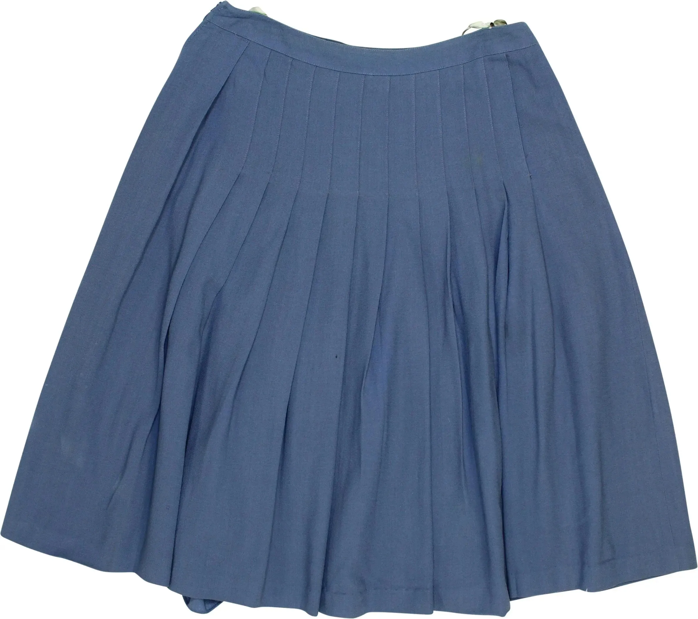 80s Wool Pleated Skirt