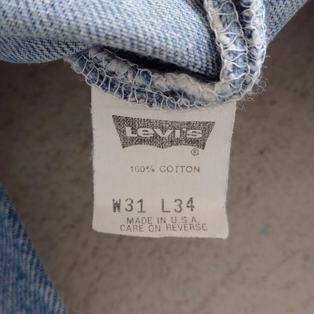 90's Levis 501 Made in USA ユーズドアメリカ製 リーバイス501 LEVI'S　W31 L34