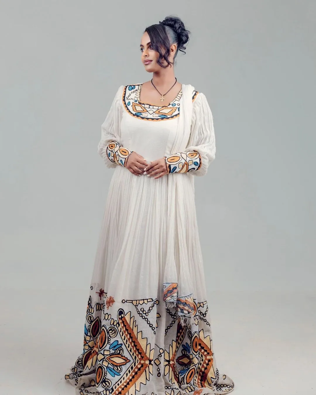 Adorn Yourself in Elegance Exquisite Habesha Dress for Every Occasion