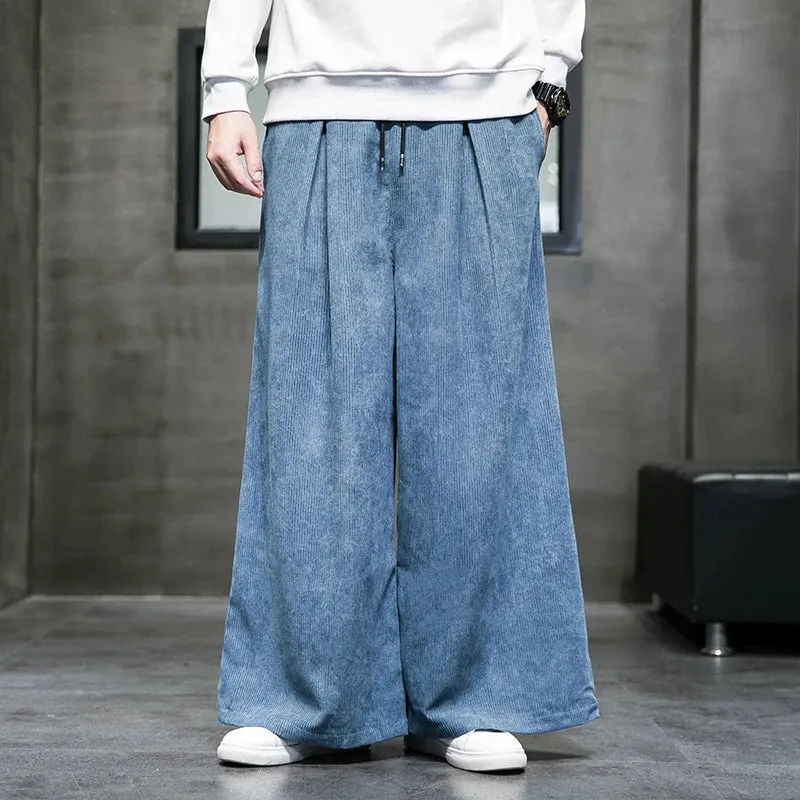 AIKO WIDE-CUT CORDUROY PANTS