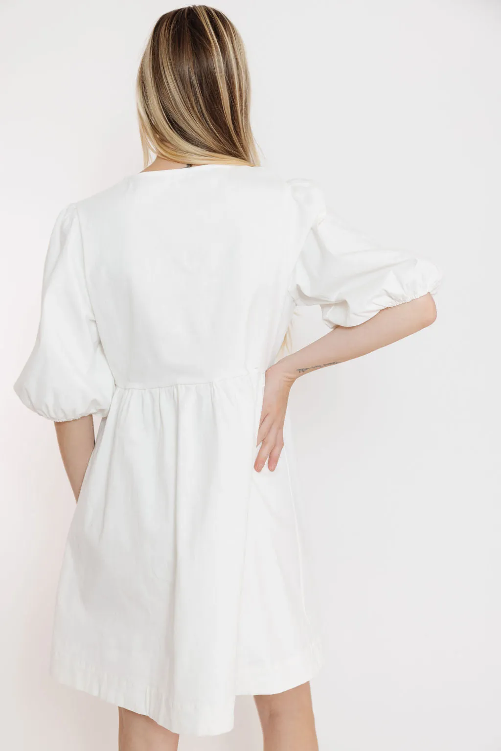 Ambrose Dress in Off White