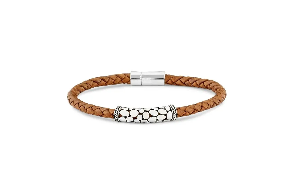 Api Bracelet- Brown Leather