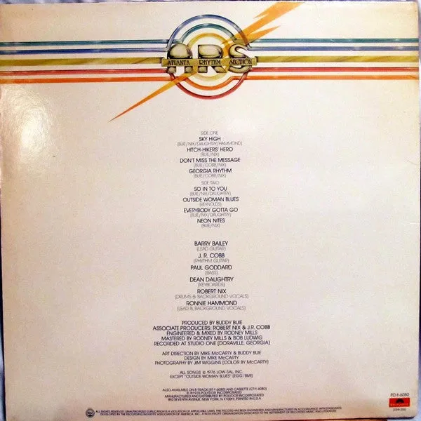 Atlanta Rhythm Section - A Rock And Roll Alternative (LP, Album, Ter) (NM or M-)