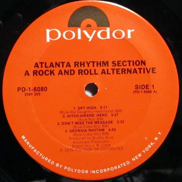 Atlanta Rhythm Section - A Rock And Roll Alternative (LP, Album, Ter) (NM or M-)