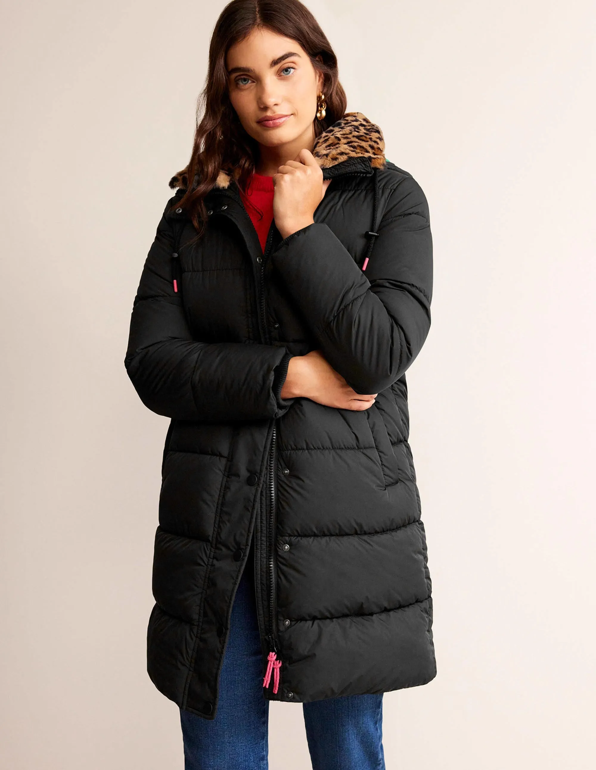 Bamburgh Puffer Coat-Black