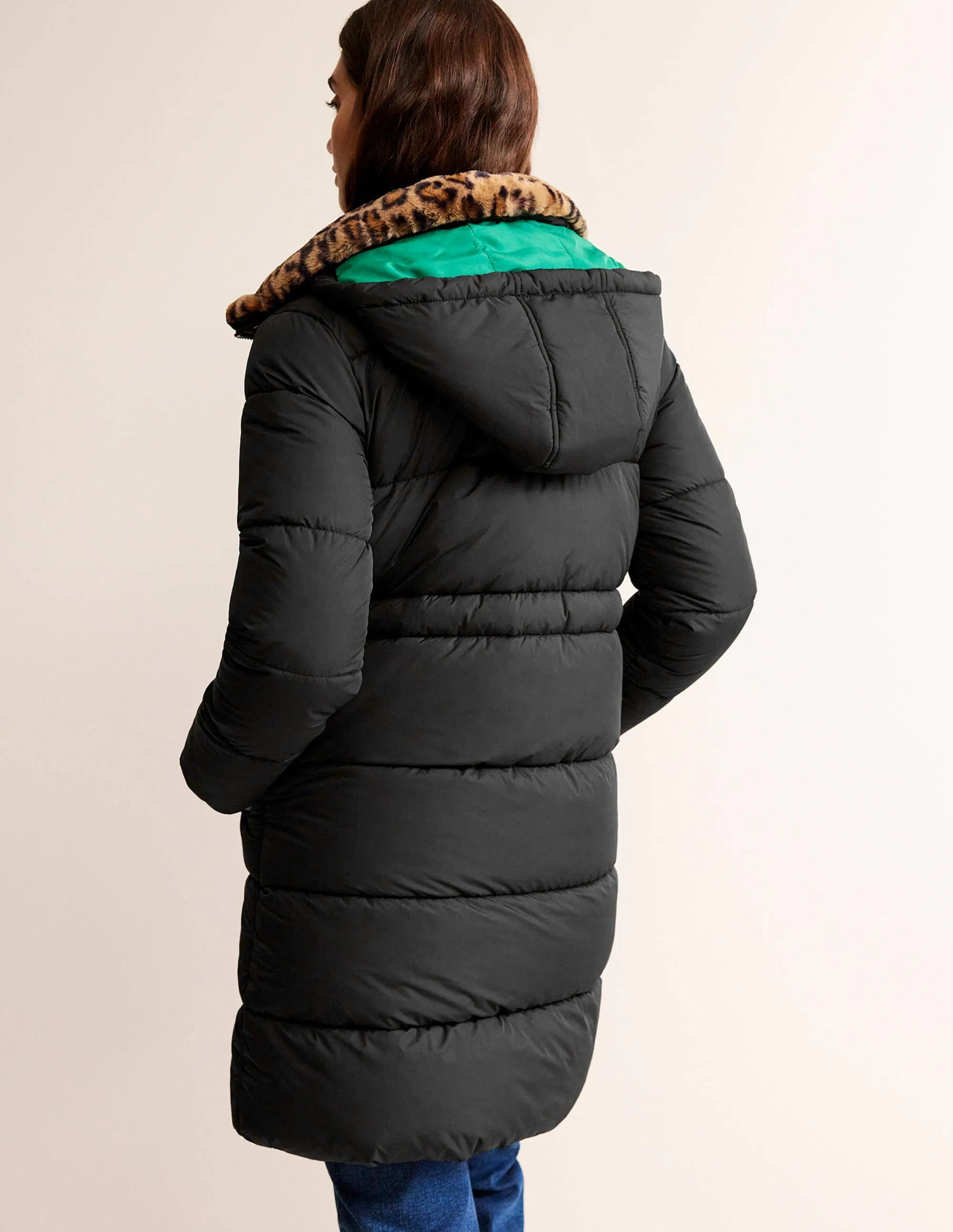 Bamburgh Puffer Coat-Black