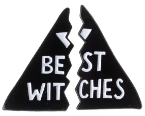 BAND OF WEIRDOS BEST WITCHES FRIENDSHIP ENAMEL PIN SET