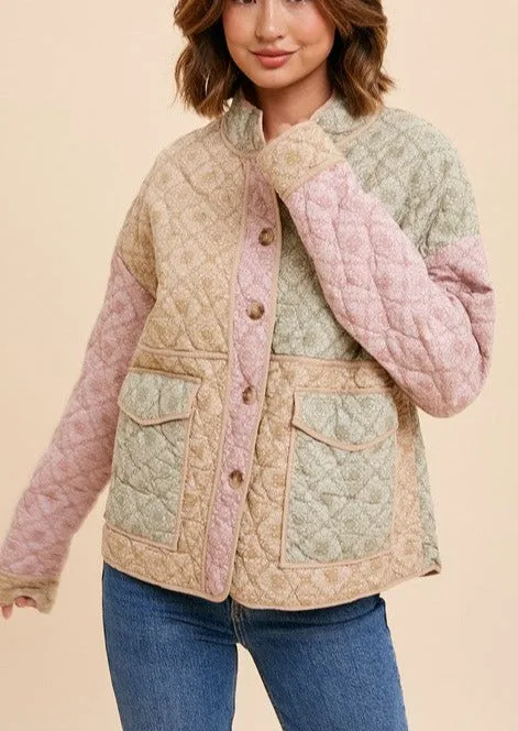 Bandana Lightweight Quilted Jacket ~FINAL SALE