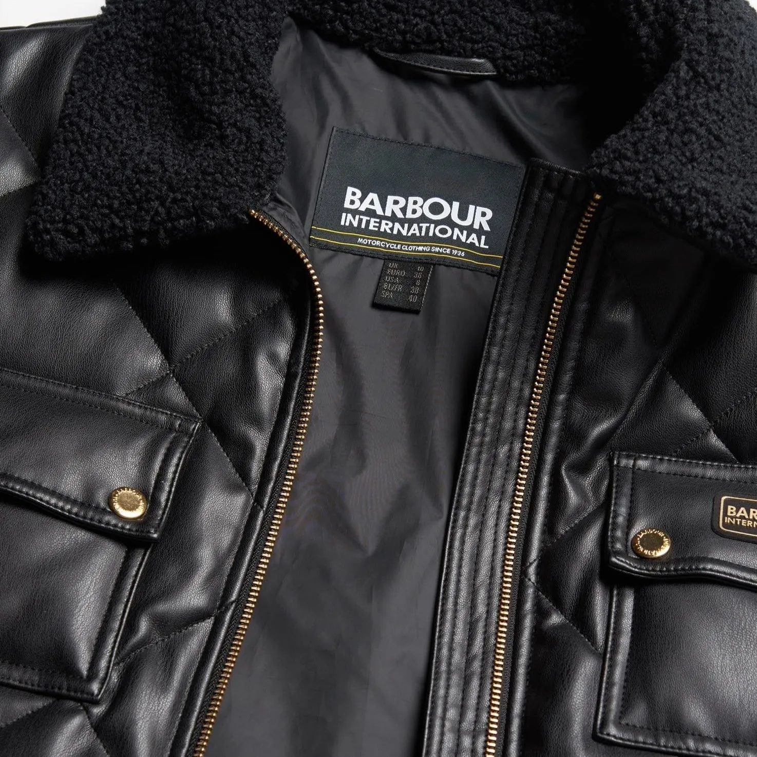 Barbour International Neutron Quilted Jacket