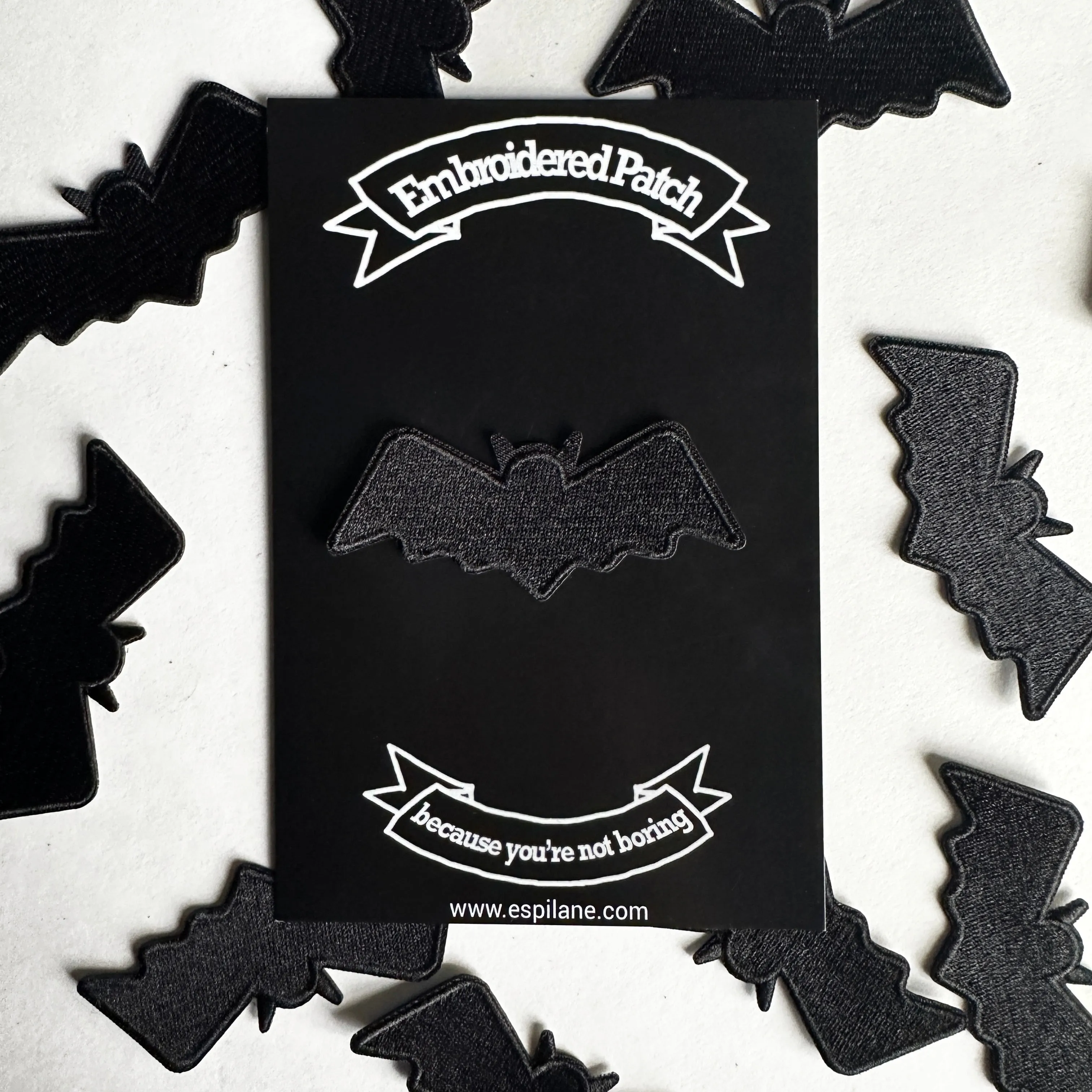 Bat Iron-On Patch