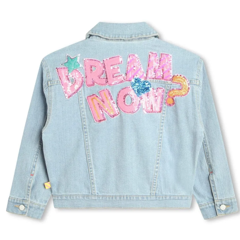 BILLIEBLUSH - Dream Now Denim Jacket - Blue