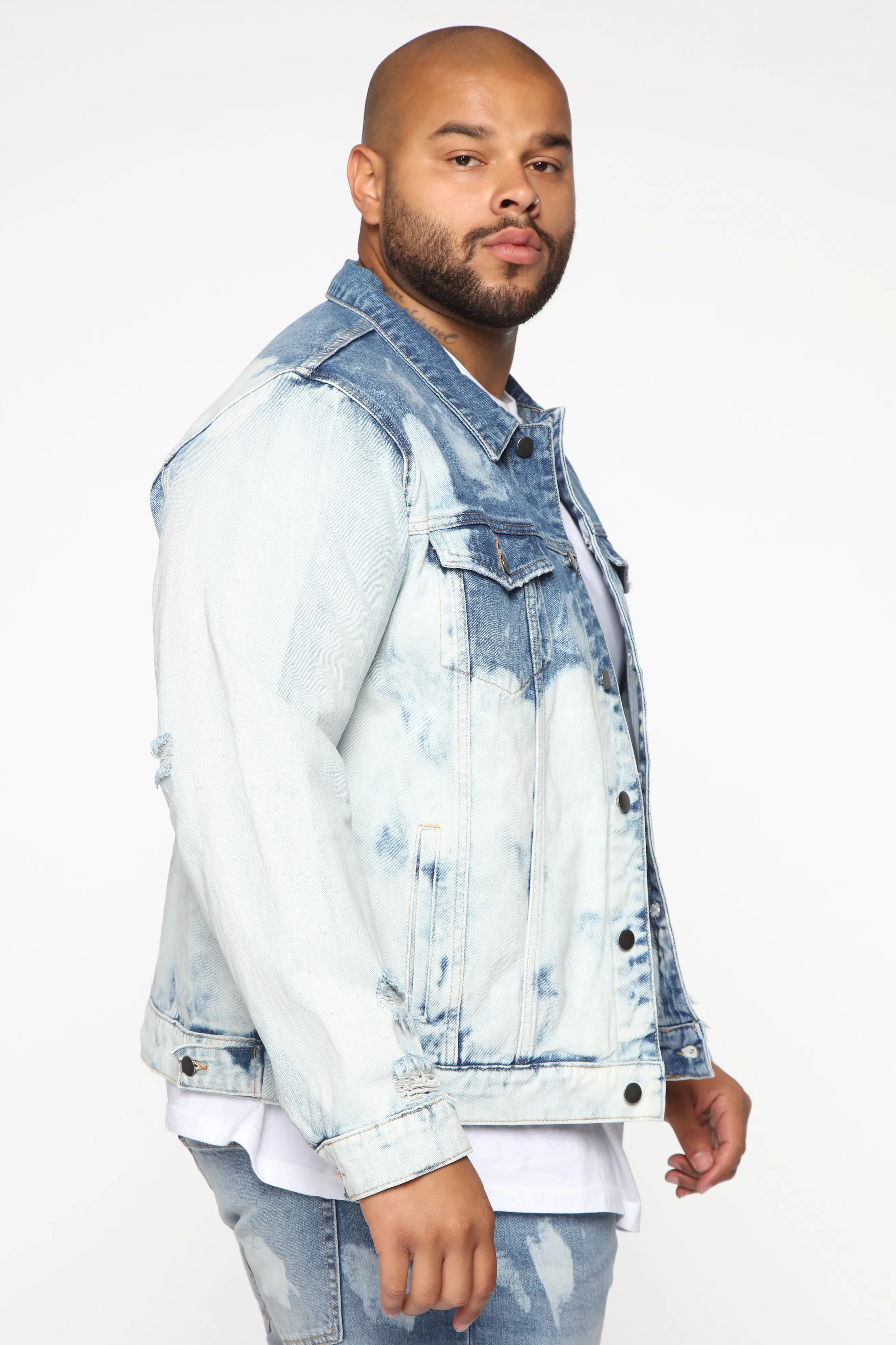 Bleach Bod Denim Jacket - BleachBlueWash