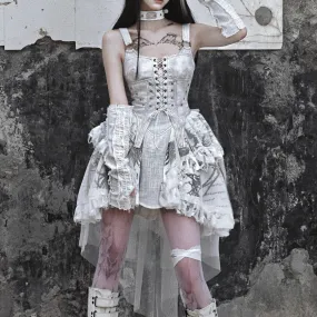 [Blood Supply] Madhouse Distressed Dress Set