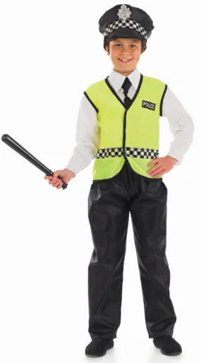 Boys Policeman   Hat Fancy Dress Police Officer Uniform Costume