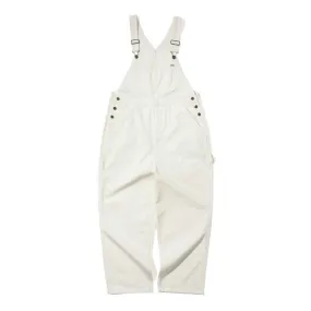 CARPENTER LOOSEFIT DENIM OVERALL WHITE