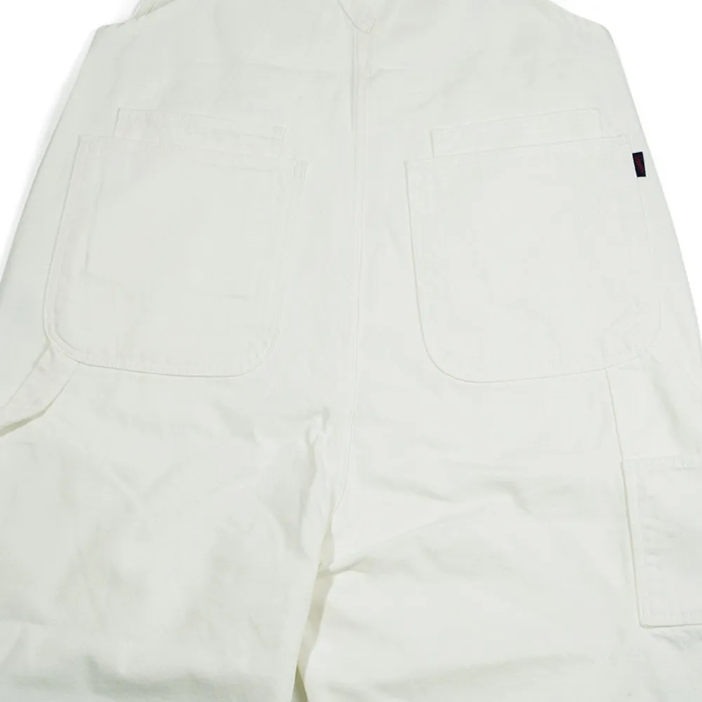 CARPENTER LOOSEFIT DENIM OVERALL WHITE