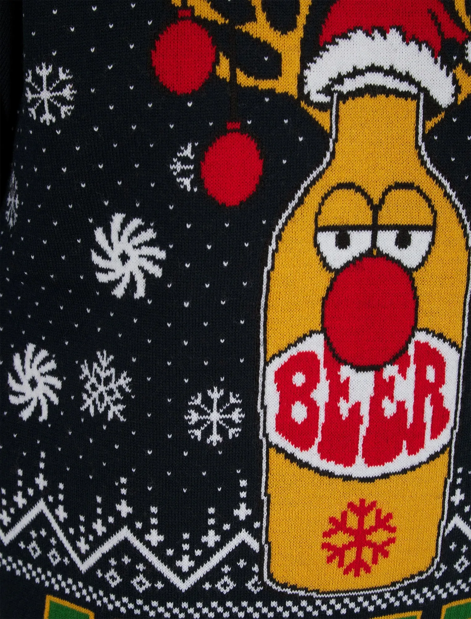 Christmas Beer Novelty Mens Christmas Jumper - Blue