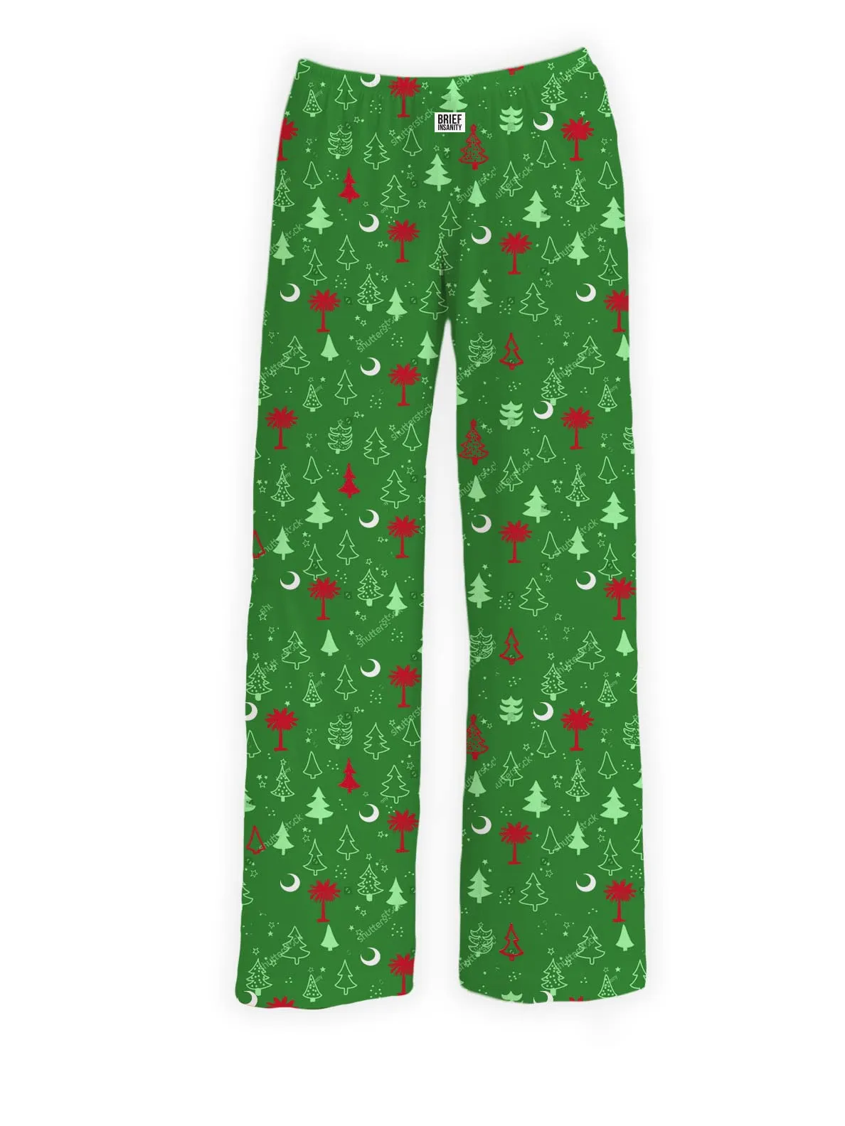 Christmas Palmetto Tree and Moon Lounge Pants