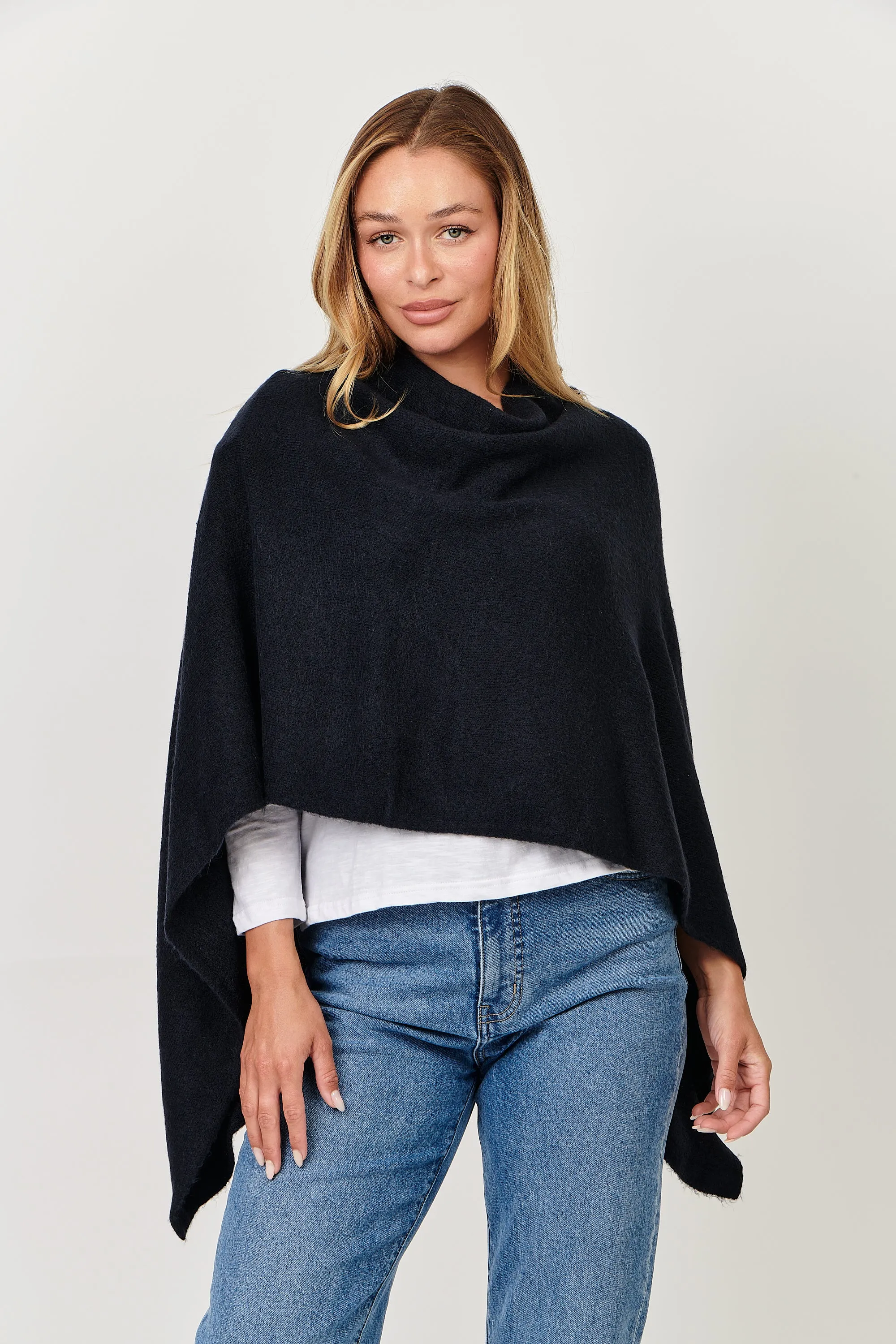 Classic Knitted Poncho