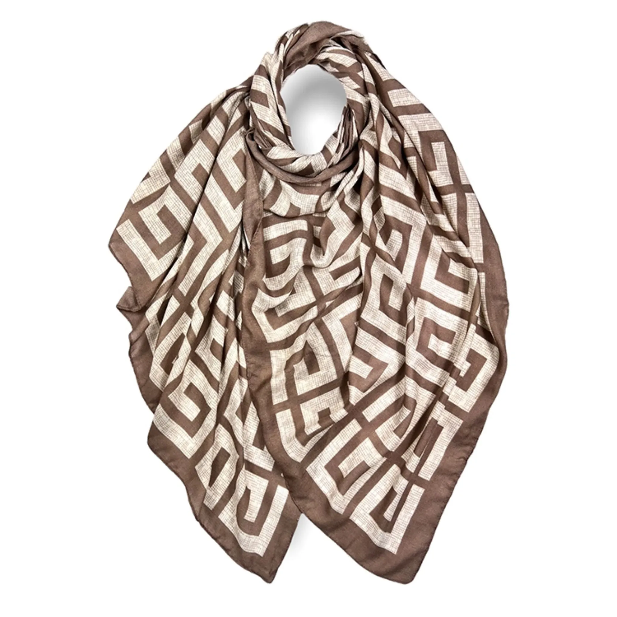 Classic Maze Print Scarves