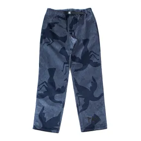 Clipped Wings Corduroy Pants (Greyish Blue)