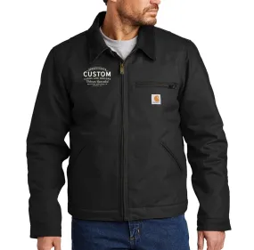 Custom Embroidery - Carhartt® Duck Detroit Jacket