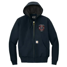 Customized Carhartt® Quilted-Flannel Jacket with Fire Rescue Embroidery