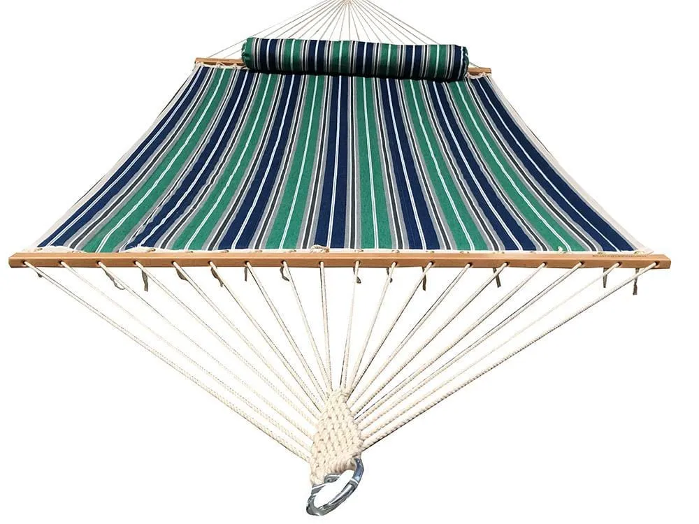 Deluxe Quilted Hammock with 3-Beam Stand