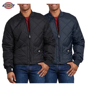 Dickies Men's 612420 Water Resistant Diamond Quilted Nylon Coat Jacket