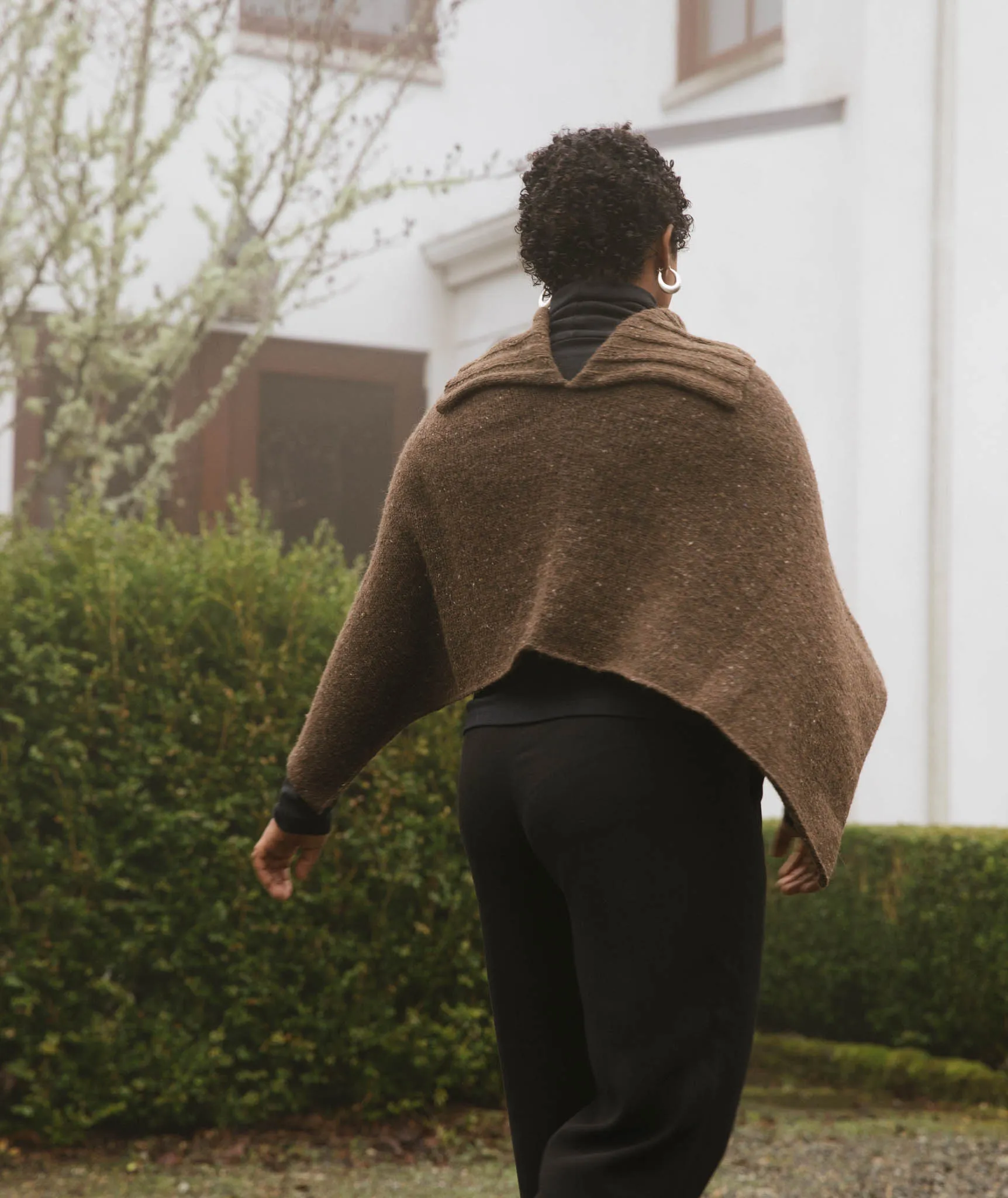 Easy Folded Poncho v.2 Using Rowan Felted Tweed