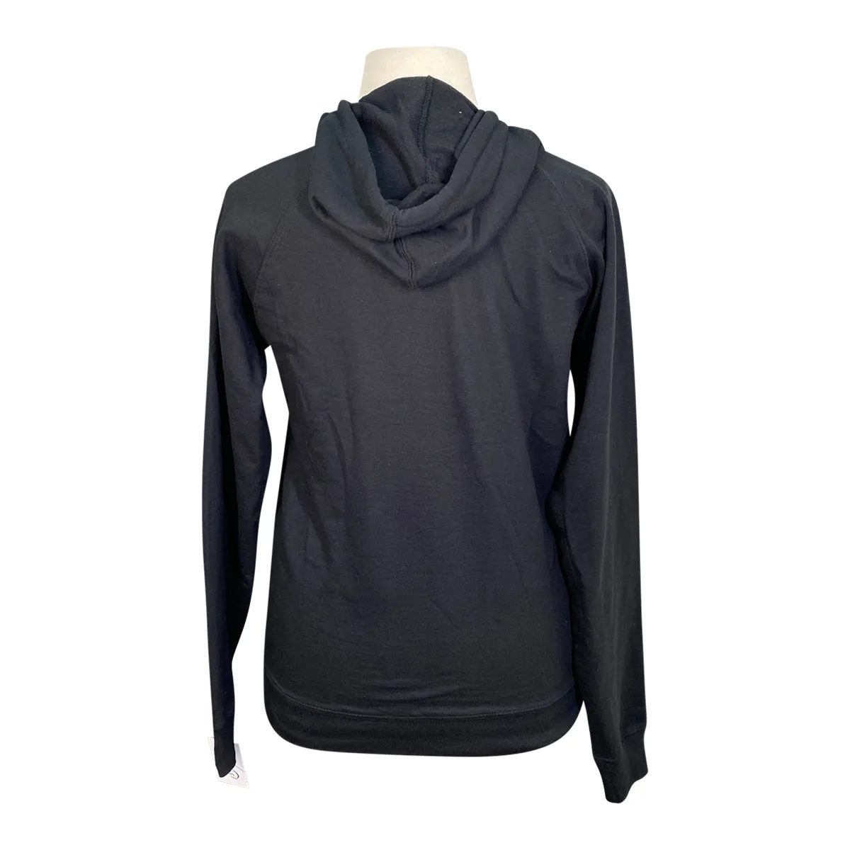 Equine & Design 'Jumper' Hoodie in Black - Women's XS