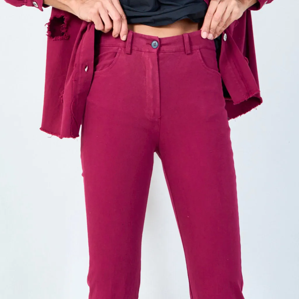 Flared corduroy pants wholesale