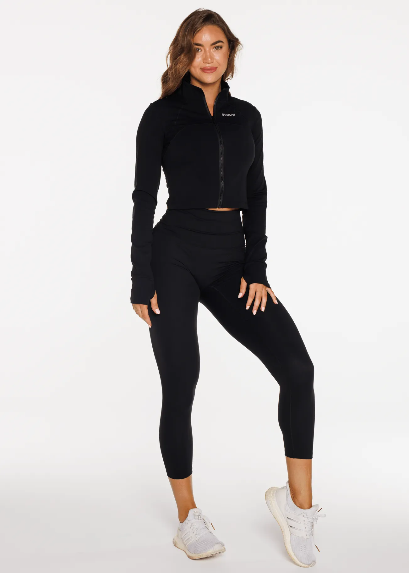 Flow Crop Jacket - Black