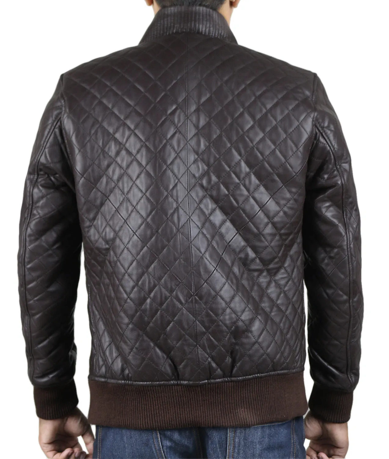 Glimmerix Green Bomber Leather Jacket