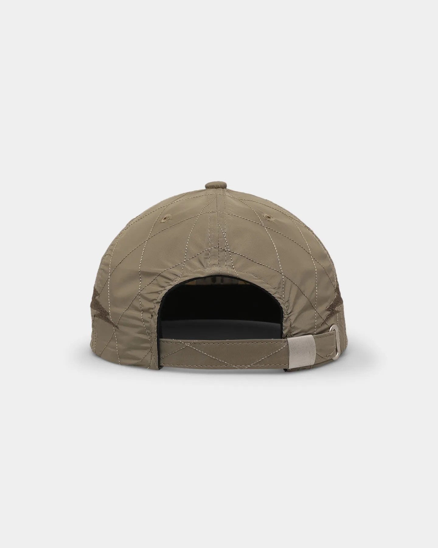 HUF Lightning Quilted 6 Panel Strapback Tan