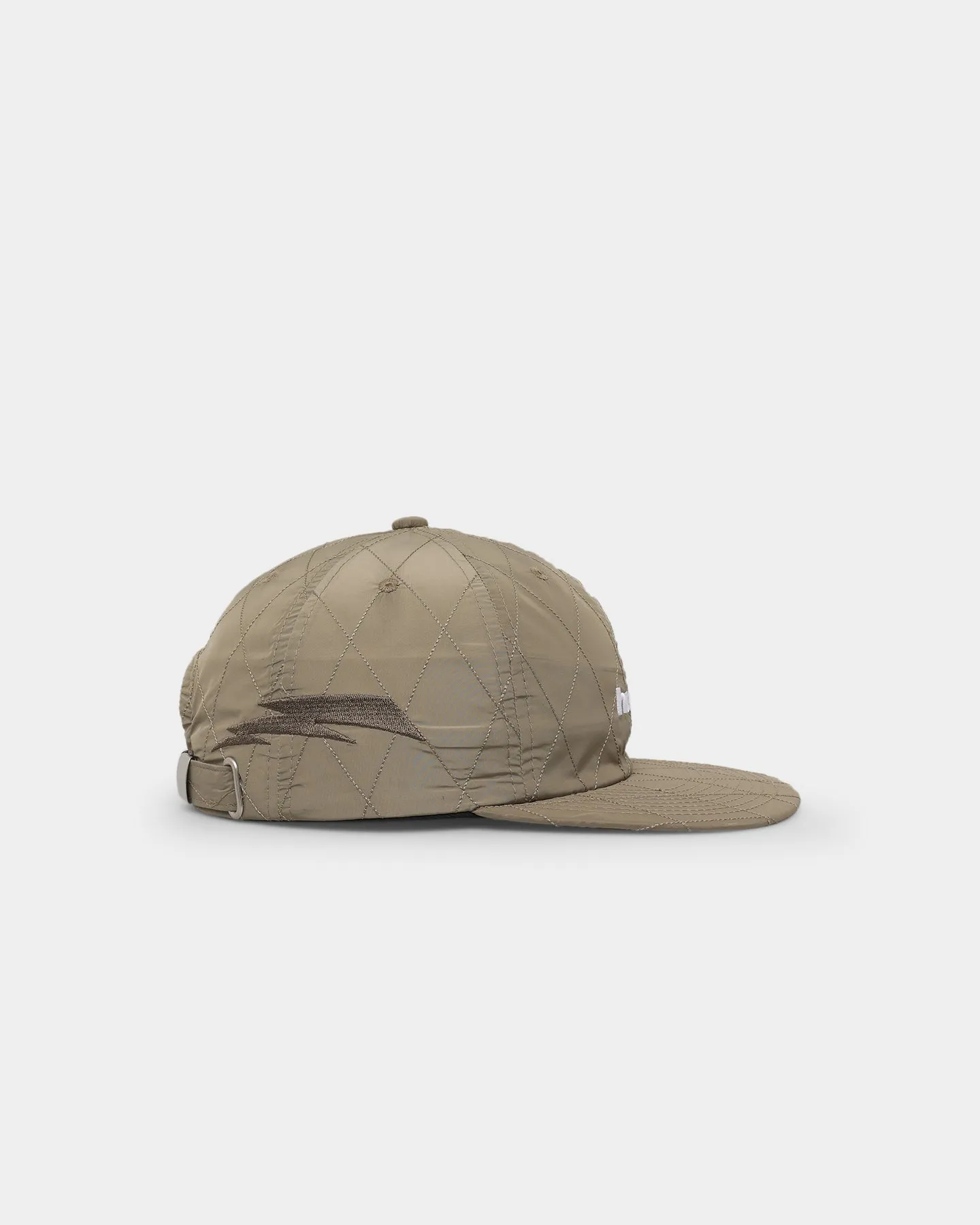 HUF Lightning Quilted 6 Panel Strapback Tan