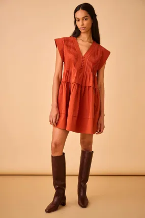 Hunter Bell - Parker Dress in Burnished Copper