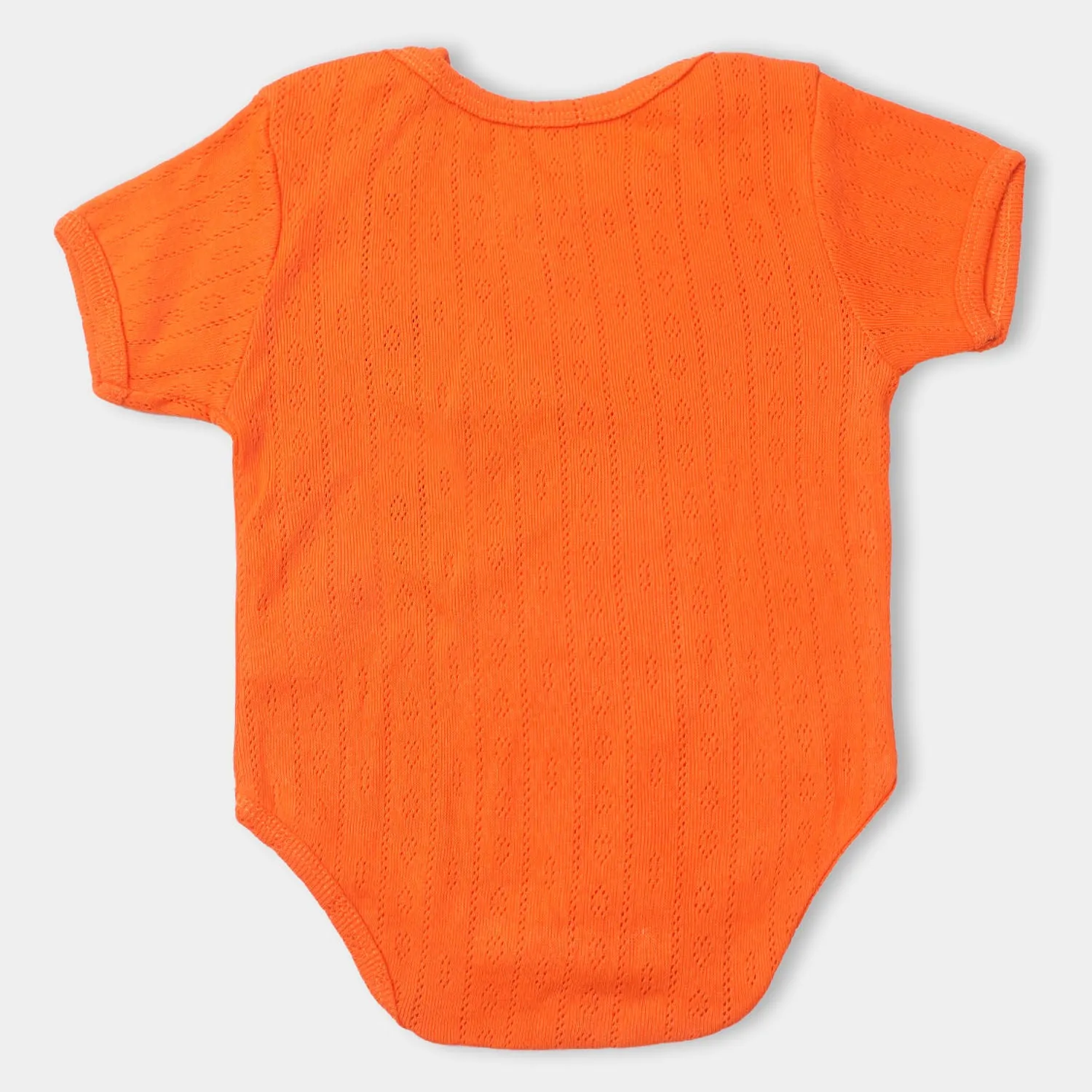 Infant Basic Romper Unisex - ORANGE