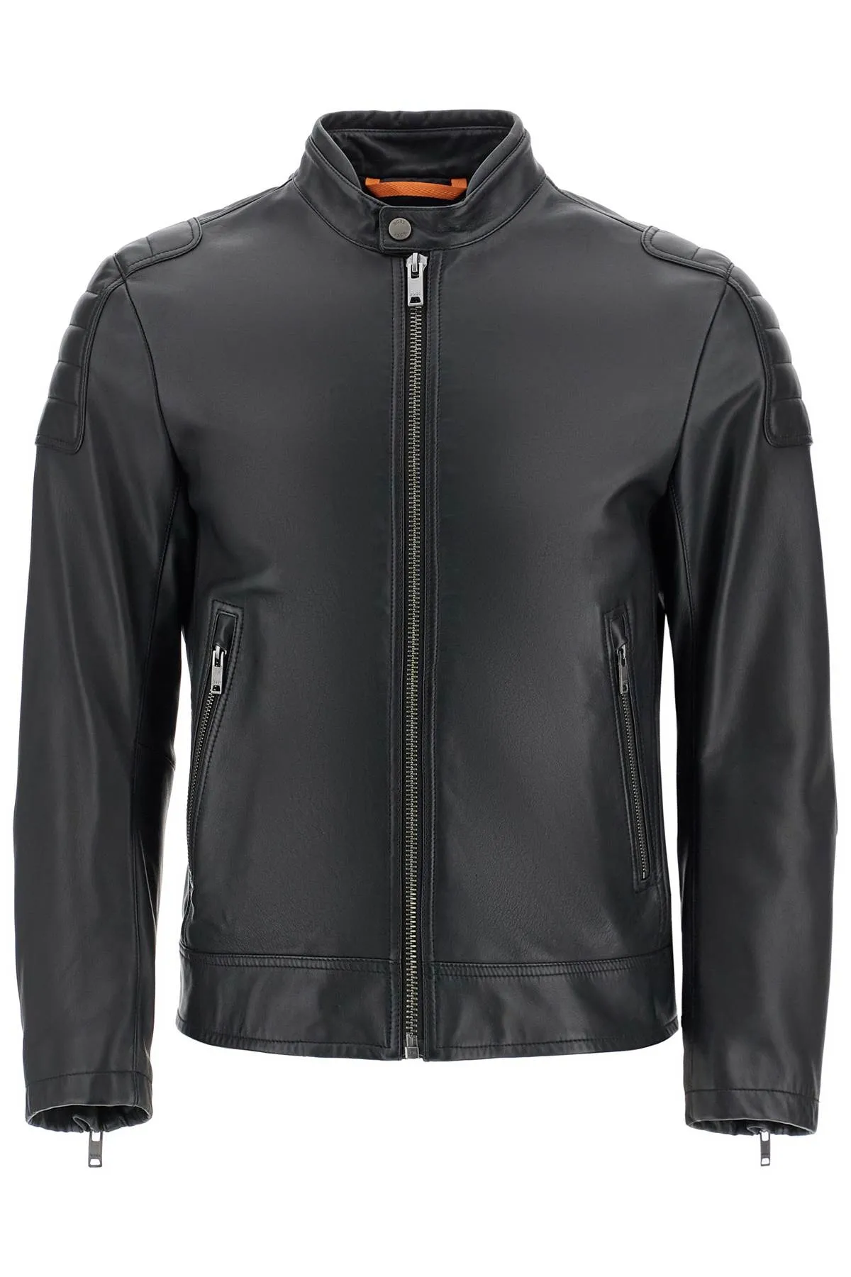 Jomoto Quilted Leather Jacket