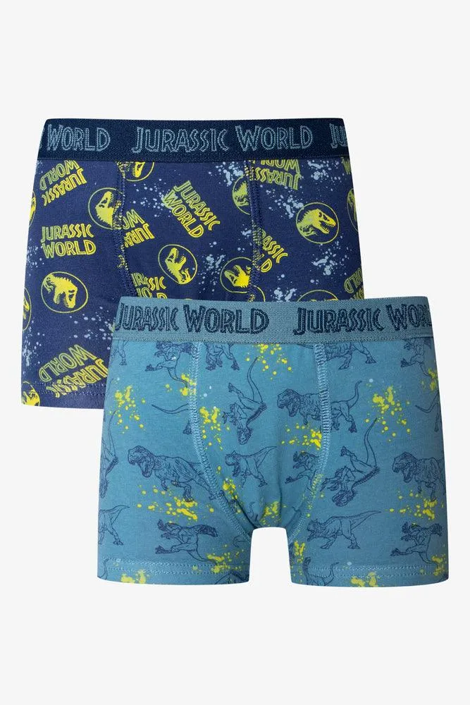 Jurassic World 2 Pack Boxers Navy & Blue