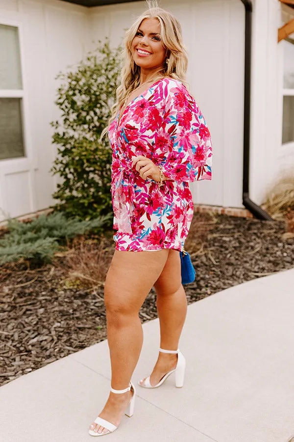 Just Met You Floral Romper Curves