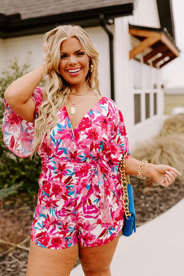 Just Met You Floral Romper Curves