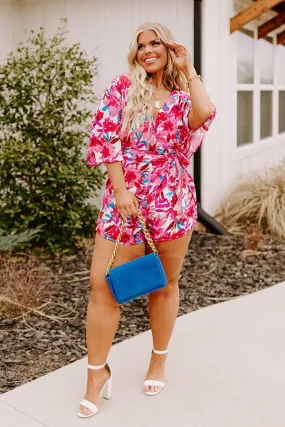 Just Met You Floral Romper Curves