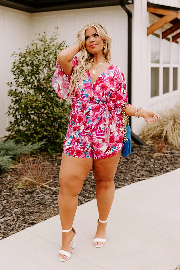 Just Met You Floral Romper Curves