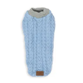 Kazoo Apparel Cable Knit Dog Jumper Blue Intermediate Medium***